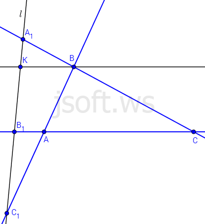 Ümumiləşdirilmiş Menelay teoremi