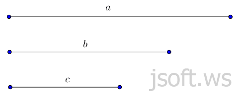 Üçbucağın qurulması