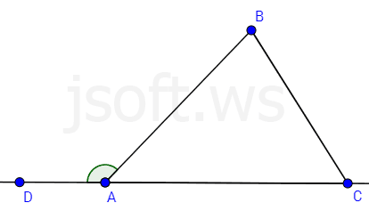 Üçbucağın xarici bucağı